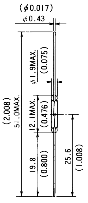 干簧管（磁性開關/磁簧開關）HYR-1003尺寸規格